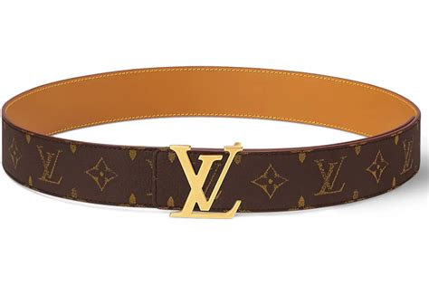 louis vuitton belt initiales monogram brown brass|LV Initiales 40mm Reversible Belt Taurillon Monogram .